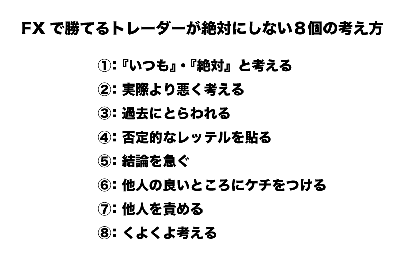 FX　勝てる　トレーダー　考え方