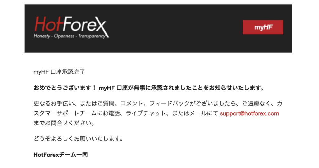 HotForex　登録方法