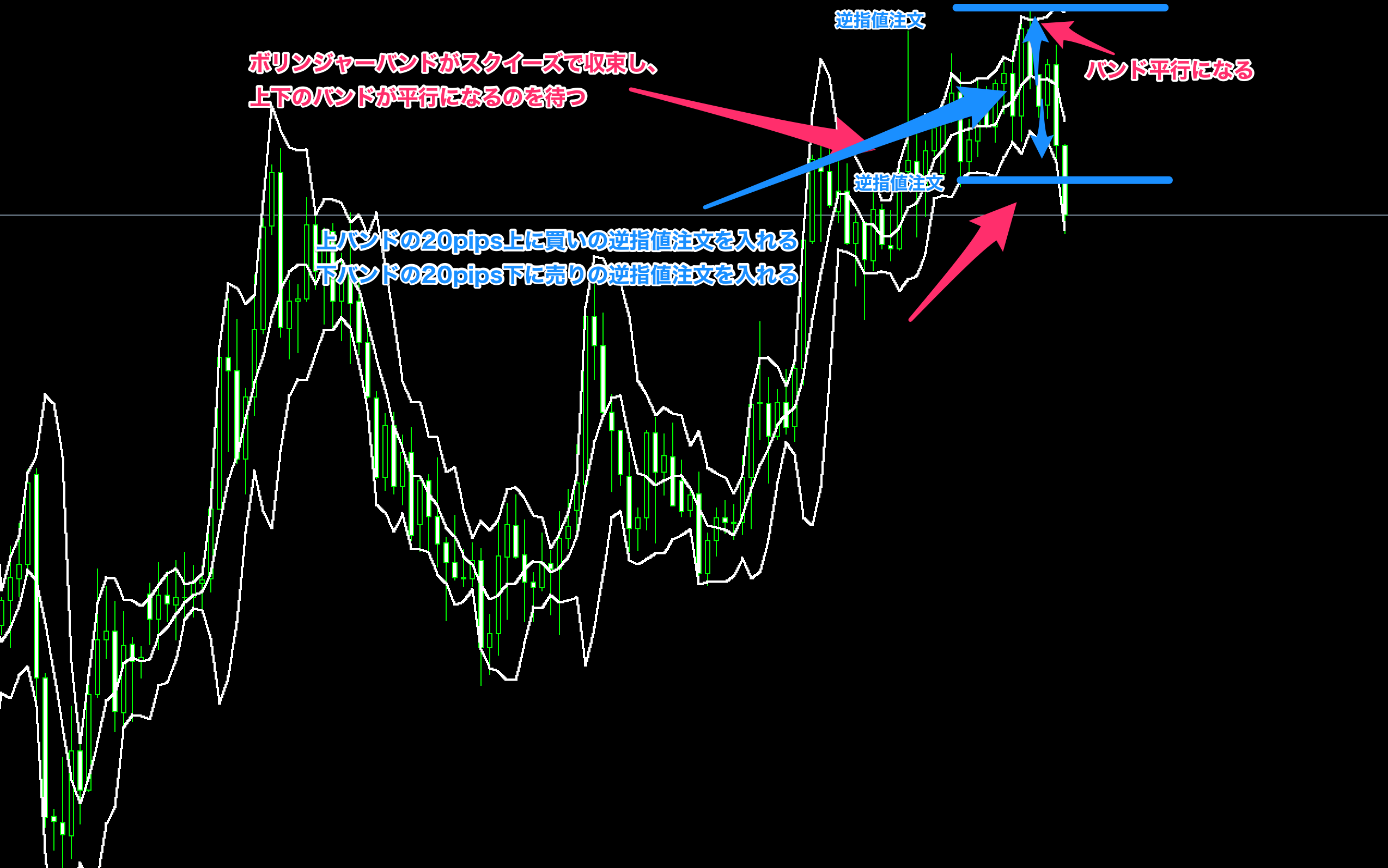 FX手法　ボリンジャーファイブ　リバースエントリー