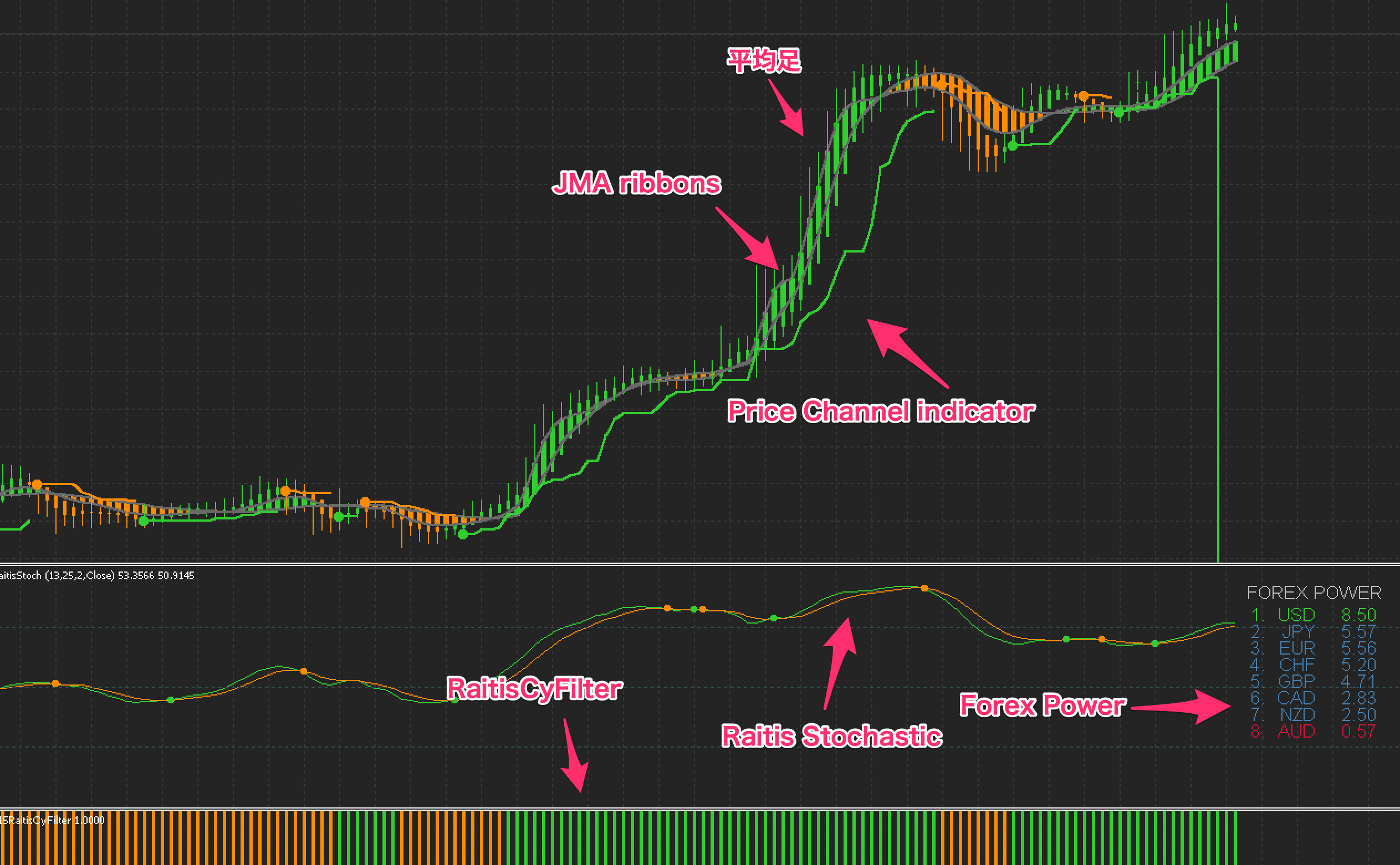 FX手法　Raitis Trading System