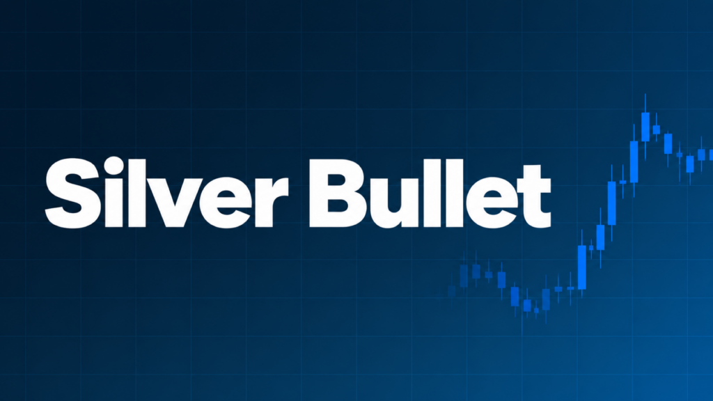 ICT Silver Bulletを示すダークネイビー×ブルーのアイキャッチ画像